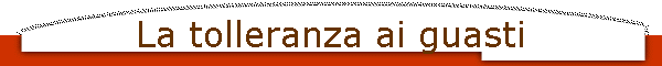 La tolleranza ai guasti
